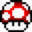 Retro Mushroom - Super 3 Icon 64x64 png